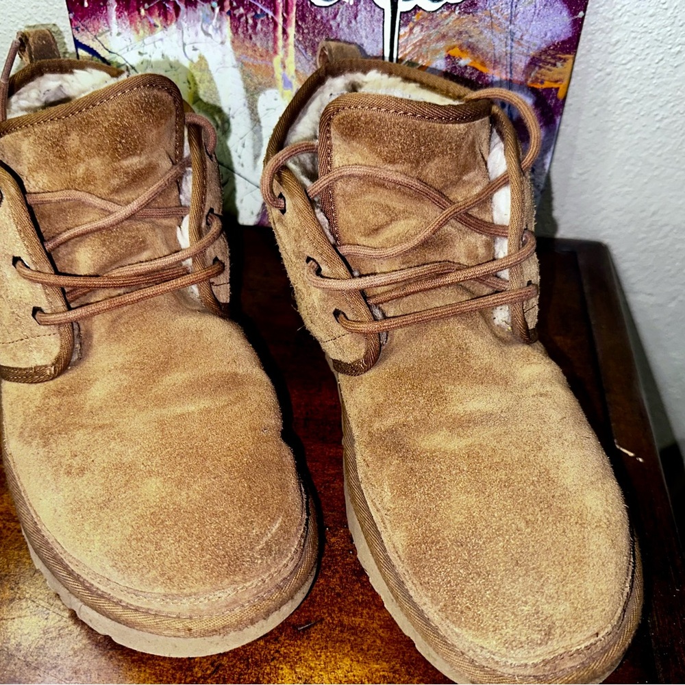 UGG Men's Brown Suede Chukka Boots